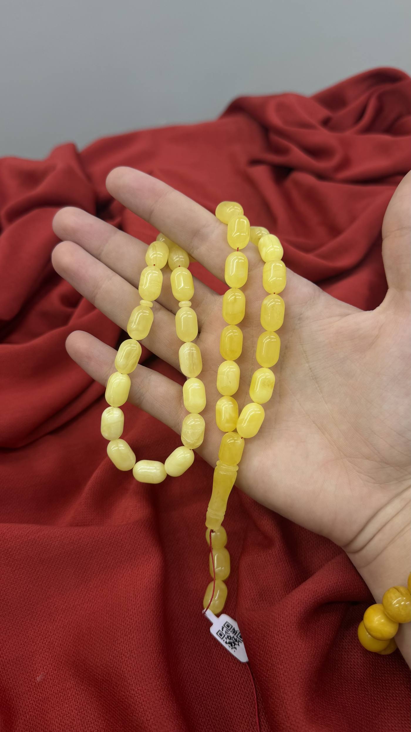 Damla kehribar tespih 📿 ful hareli