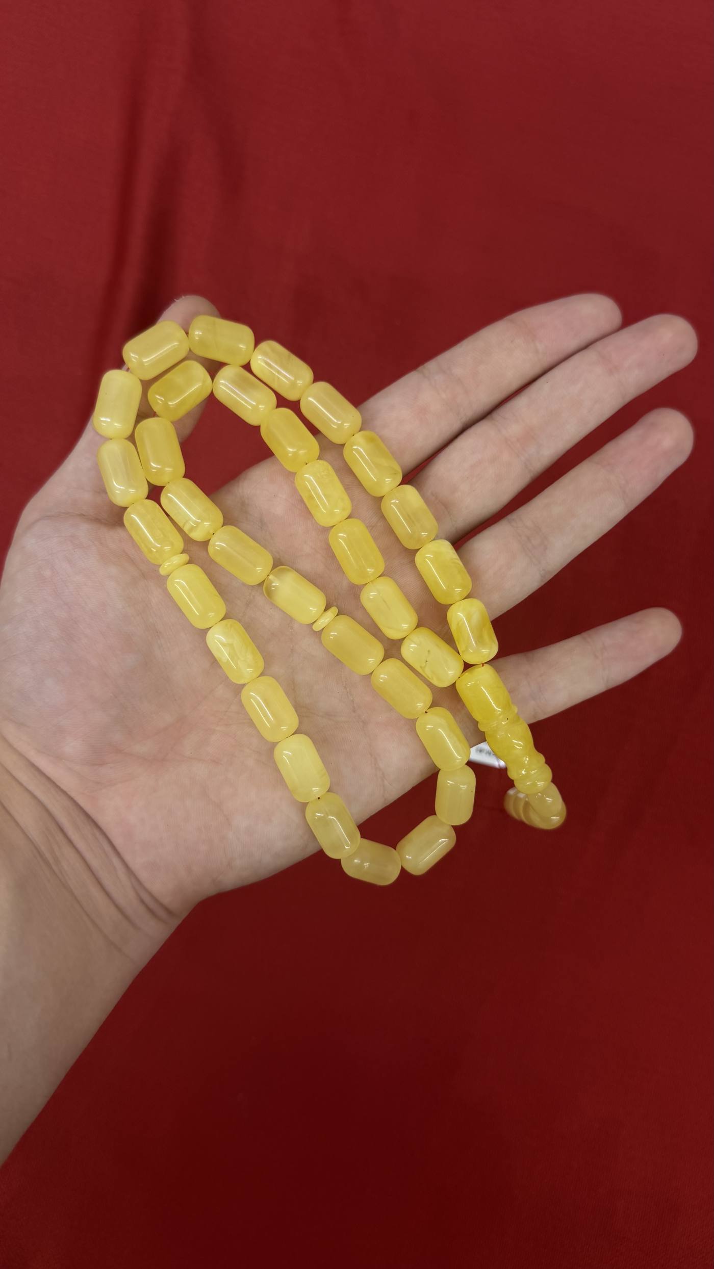 Mükemmel damla kehribar tespih 📿