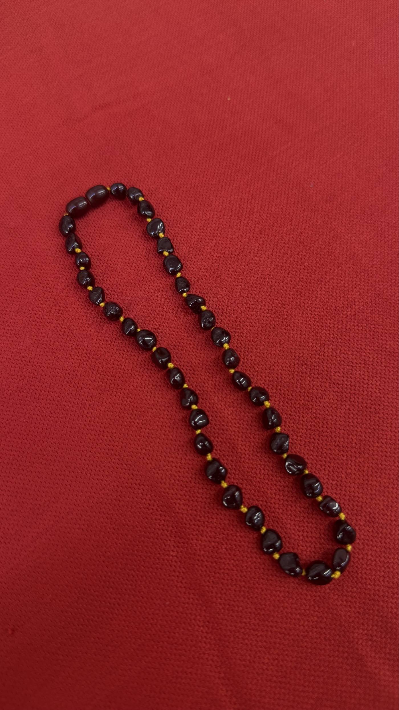 Bebek kolye— damla kehribar